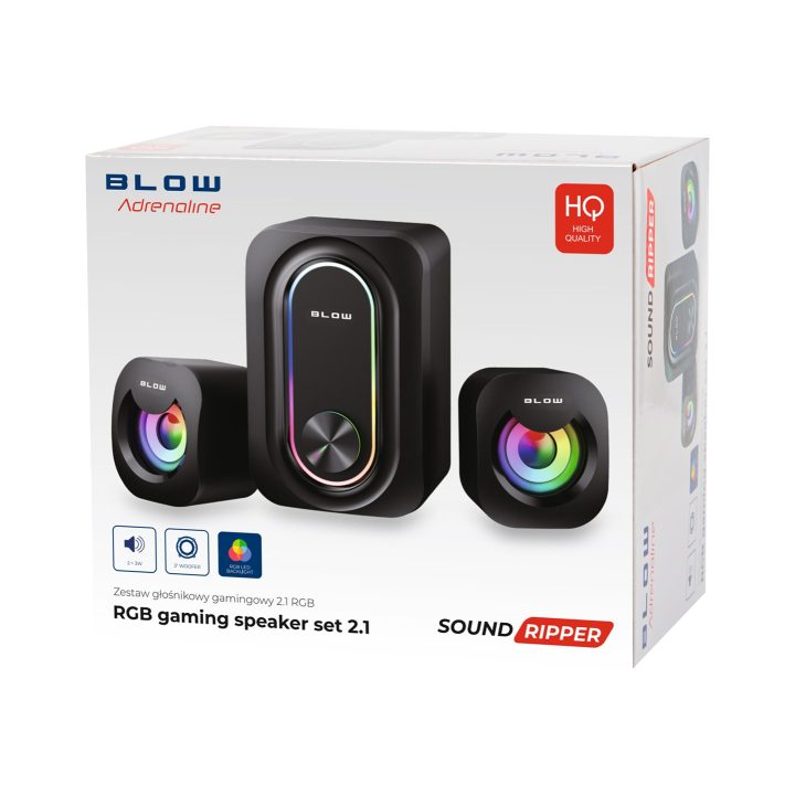 2.1 computer gaming speakers with subwoofer
