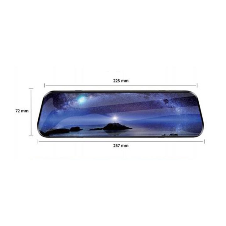 BLACKBOX DVR F610 BLOW video recorder 10 screen mirror + reversing camera