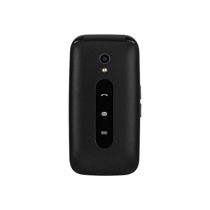 BLOW Black Phone for Seniors with a Flip Cover S24