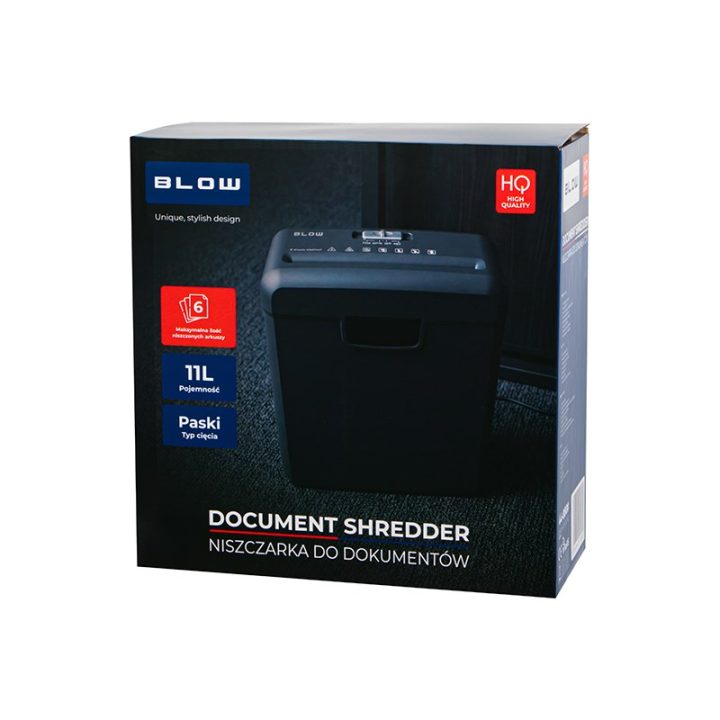 BLOW document shredder