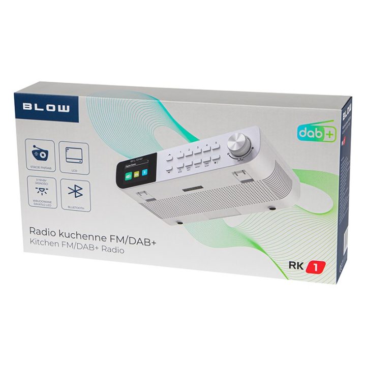 FM/DAB+ BLOW RK1 kitchen radio white