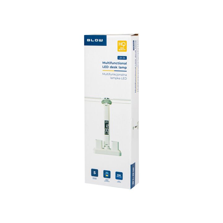 LB-24 LED desk lamp with clock