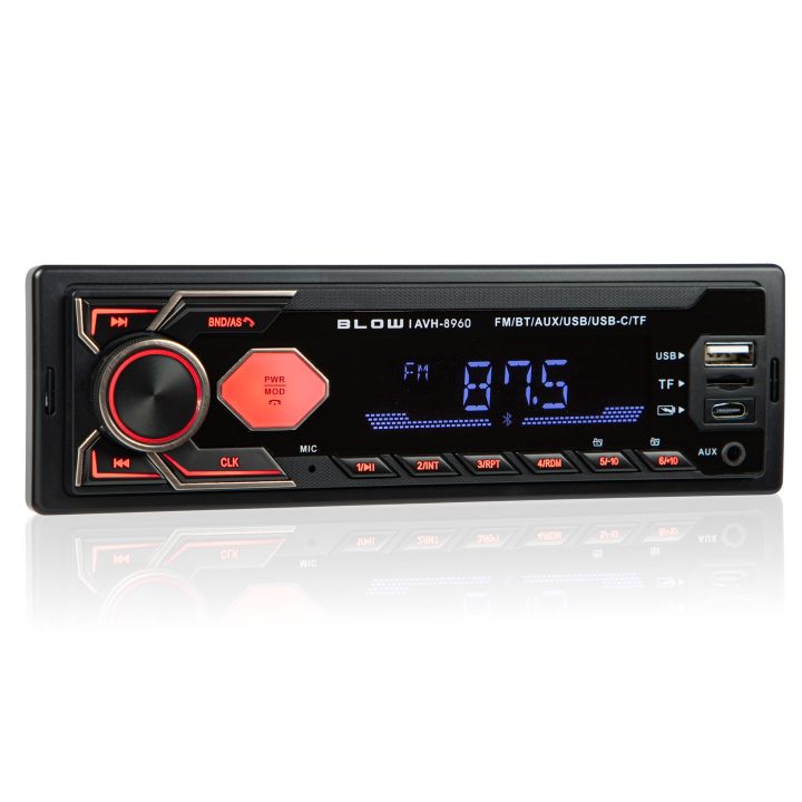 Radio BLOW AVH-8960 RDS MP3/USB/micro SD/BLUETOOTH + USB-C