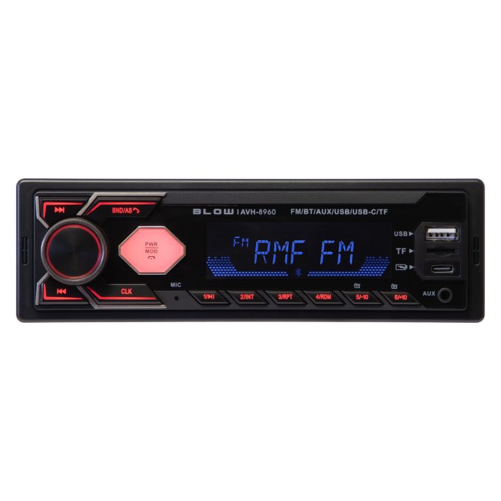 Radio BLOW AVH-8960 RDS MP3/USB/micro SD/BLUETOOTH + USB-C