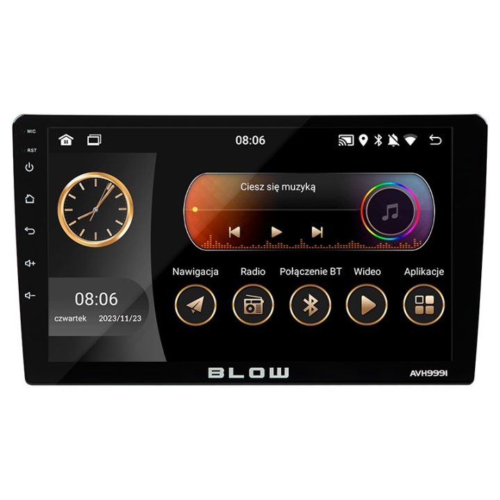 Radio BLOW AVH-9991 1DIN 9 Android/WiFi/GPS/CARPLAY