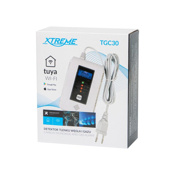 TGC30 WiFi Tuya carbon monoxide and gas detector