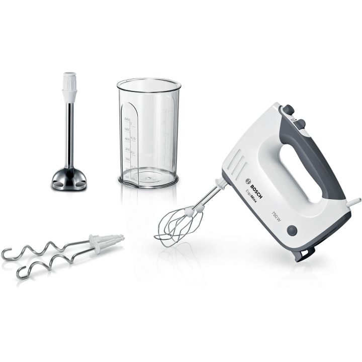 Bosch MFQ37470 Hand mixer 750 W Black White