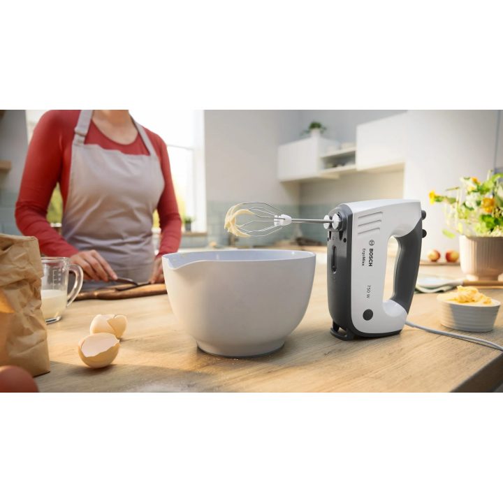 Bosch MFQ37470 Hand mixer 750 W Black White