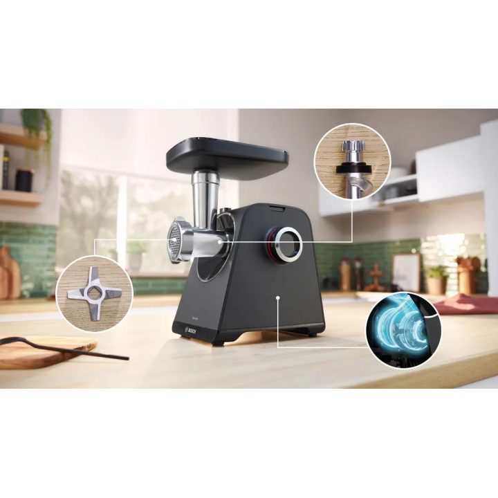 Bosch MFWS430B mincer 1900 W Black Silver
