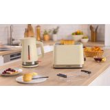 Bosch MyMoment electric kettle 1.7 L 2400 W Cream