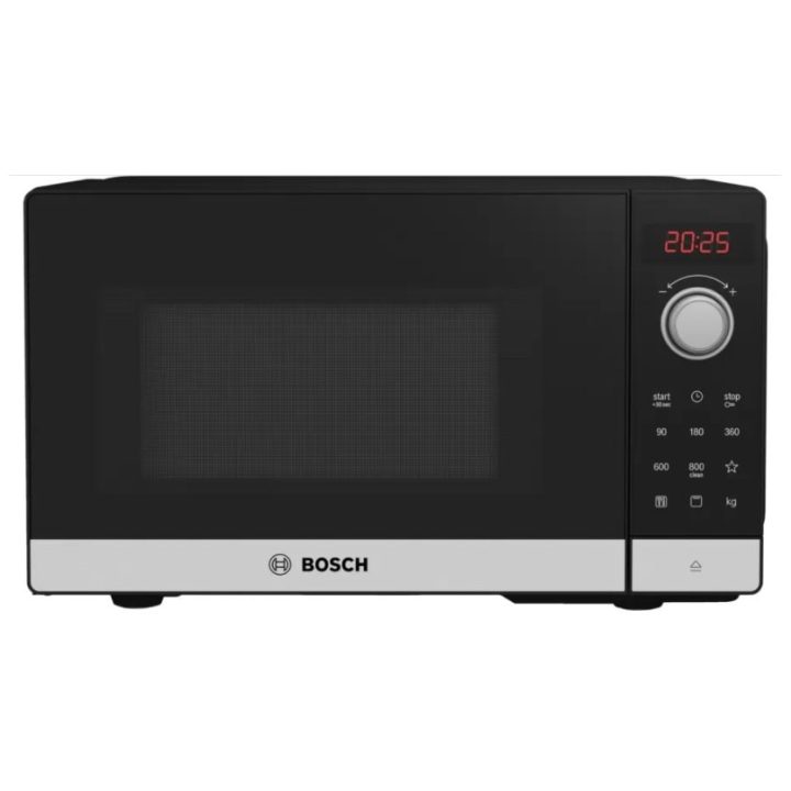 Bosch Serie 2 FEL023MS2 microwave Countertop Solo microwave 20 L 800 W Black Stainless steel