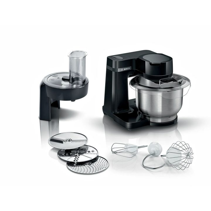 Bosch Serie 2 MUMS2EB01 food processor 700 W 3.8 L Black Stainless steel