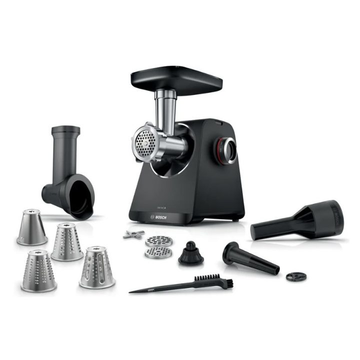 Bosch Serie 4 MFWS440B mincer 1900 W Black Silver