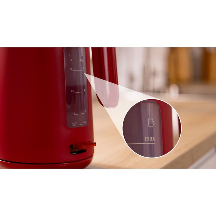 Bosch TWK2M164 electric kettle 1.7 L 2400 W Black Grey Red