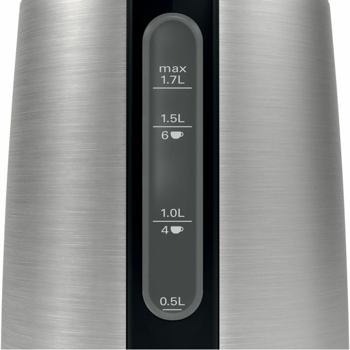 Bosch TWK3P420 electric kettle 1.7 L 2400 W Black Stainless steel