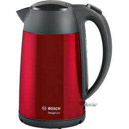Bosch TWK3P424 electric kettle 1.7 L 2400 W Grey Red
