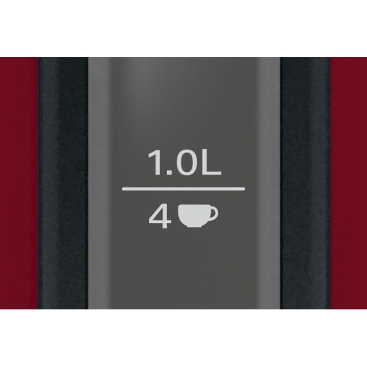 Bosch TWK3P424 electric kettle 1.7 L 2400 W Grey Red
