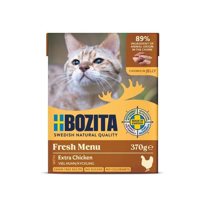 BOZITA Chicken in Jelly - Wet Cat Food - 370 g