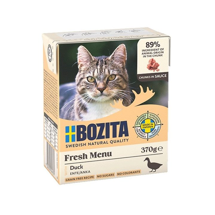 BOZITA Fresh Menu Duck in gravy - wet cat food - 370g