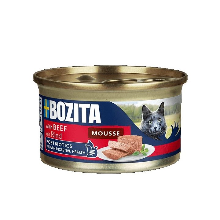 BOZITA Mousse Beef - wet cat food - 85g