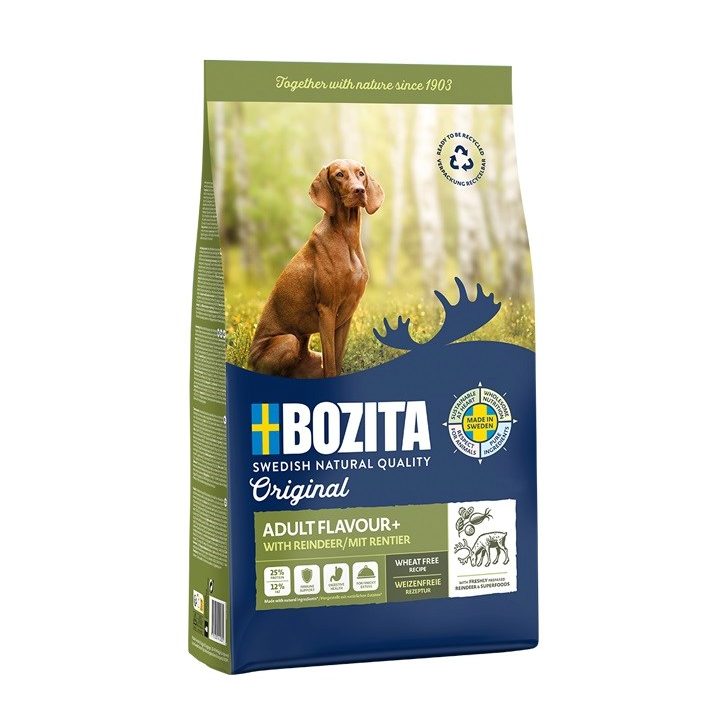 BOZITA Original Adult Flavour+ Reindeer - dry dog food - 12kg
