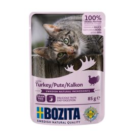 BOZITA Turkey Chunks in sauce - wet cat food - 85g