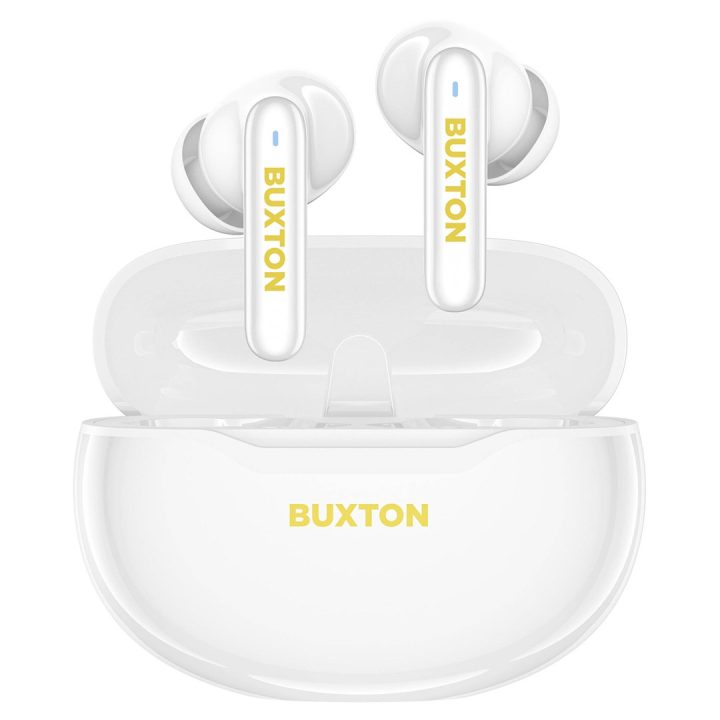 Buxton BTW 7200 White Tuya - In-ear wireless earphones with charging case white