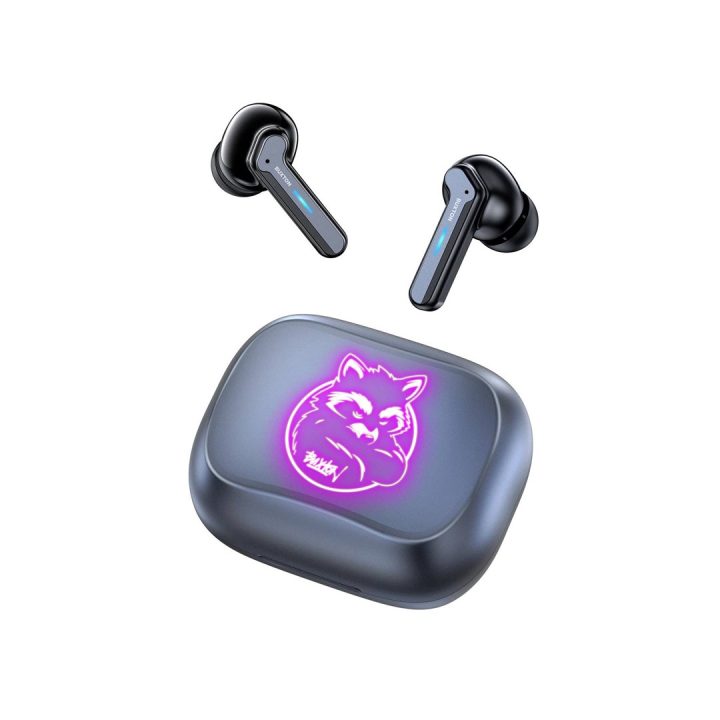 Buxton BTW 8200 Racoon - In-ear wireless earphones with charging case white