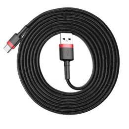 Baseus CATKLF-U91 USB cable USB 2.0 3 m USB A USB C Black Red