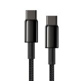 Baseus CATWJ-01 USB cable 1 m USB C 100 W Black