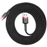 Baseus Cafule USB cable 2 m USB A USB C Black Red