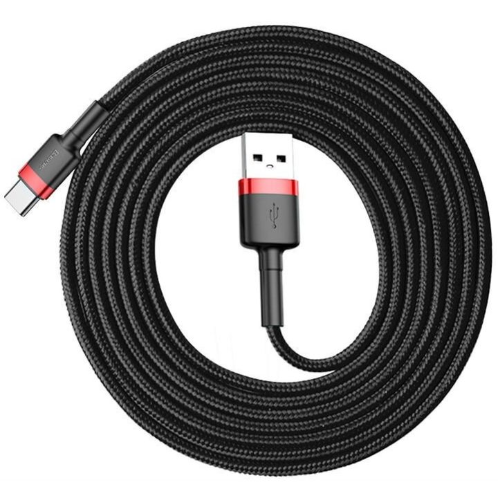 Baseus Cafule USB cable 2 m USB A USB C Black Red