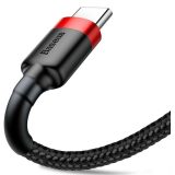 Baseus Cafule USB cable 2 m USB A USB C Black Red