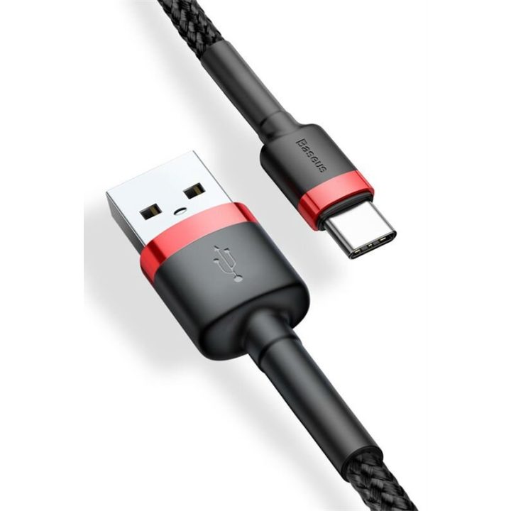 Baseus Cafule USB cable 2 m USB A USB C Black Red