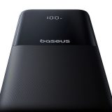 Baseus Lipow Powerbank with dual built-in cable and display 10000mAh 22.5W Black