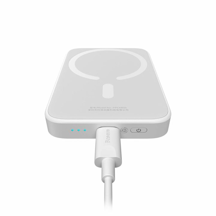 Baseus P10059002223-00 power bank 6000 mAh Wireless charging White