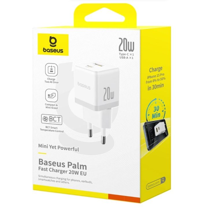 Baseus Palm Universal White AC Fast charging Indoor