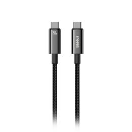 Kabel Baseus Tungsten Gold USB-C to USB-C 480 Mb/s 240 W 1 m Black