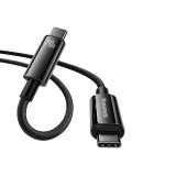 Kabel Baseus Tungsten Gold USB-C to USB-C 480 Mb/s QC 240 W PD 2 m Black
