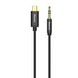 USB-C to 3.5mm mini jack audio cable Baseus Yiven 1.2m (black)
