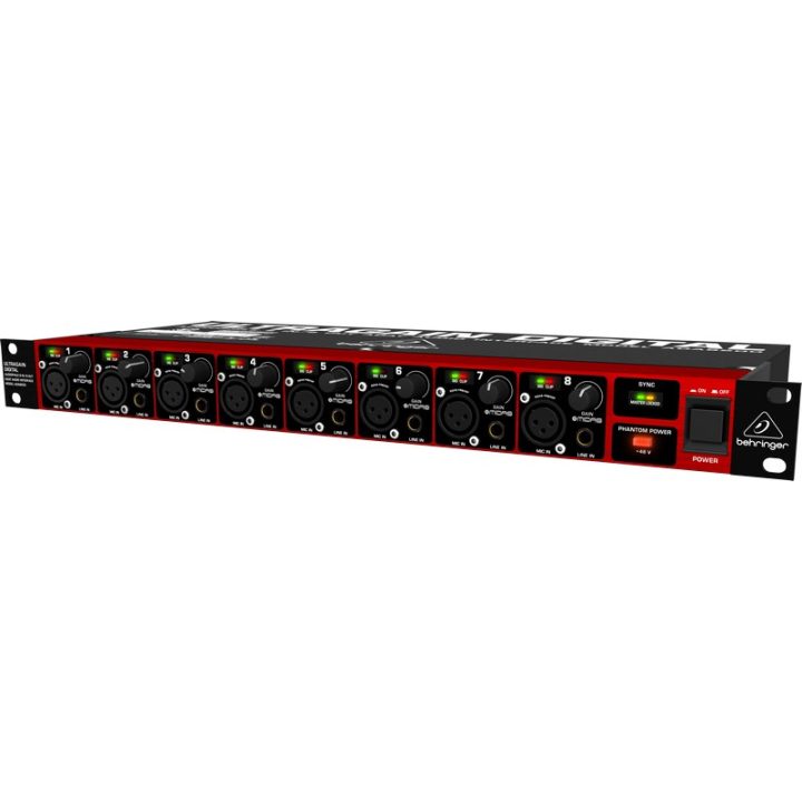 Behringer ADA8200 - 8 channel audio converter 10 - 24000 Hz