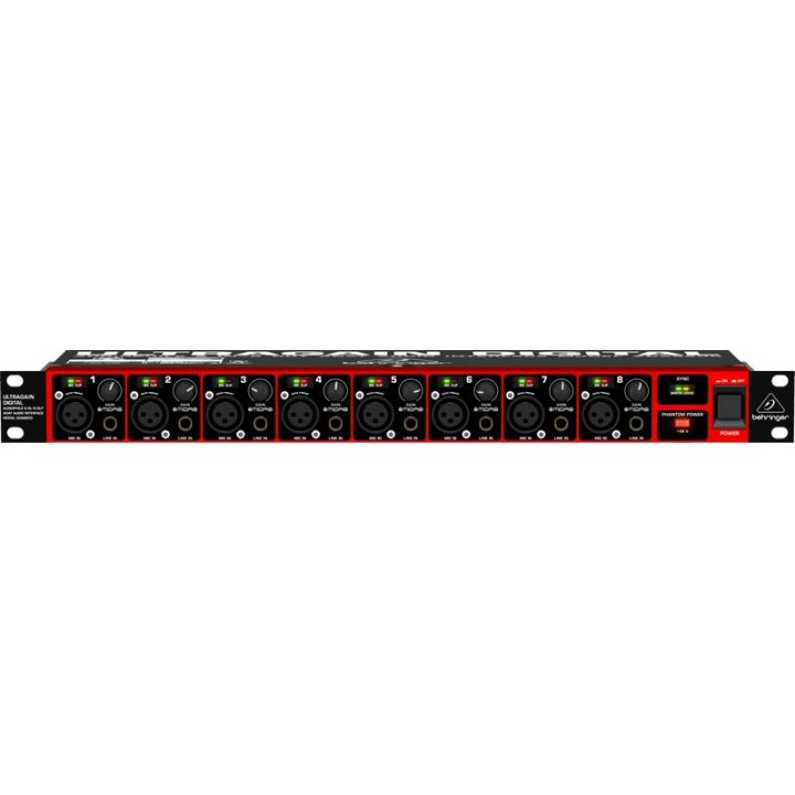 Behringer ADA8200 - 8 channel audio converter 10 - 24000 Hz