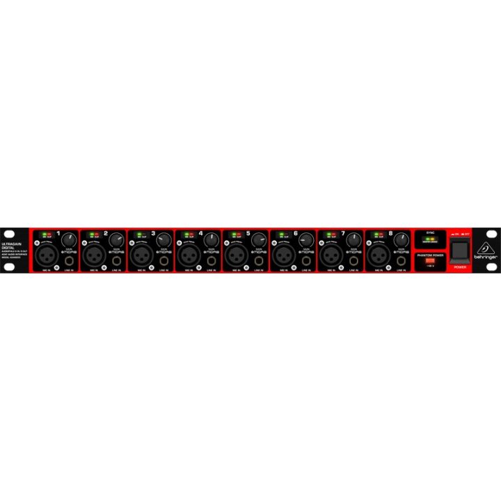 Behringer ADA8200 - 8 channel audio converter 10 - 24000 Hz