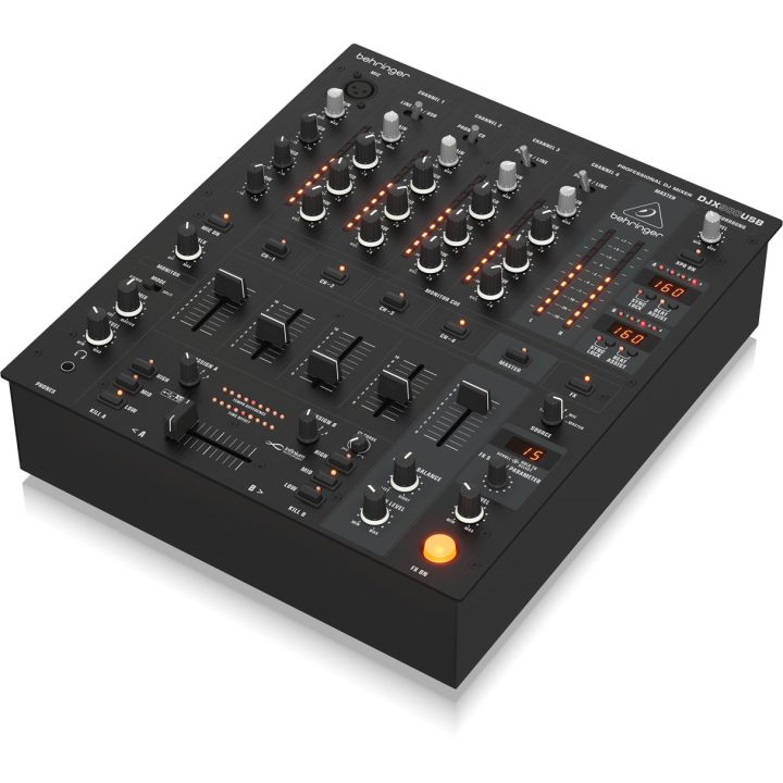 Behringer DJX900USB - professional 5-Channel DJ Mixer with INFINIUM 'Contact-Free' VCA Crossfader Advanced Digital Effects and U