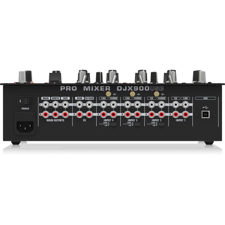 Behringer DJX900USB - professional 5-Channel DJ Mixer with INFINIUM 'Contact-Free' VCA Crossfader Advanced Digital Effects and U
