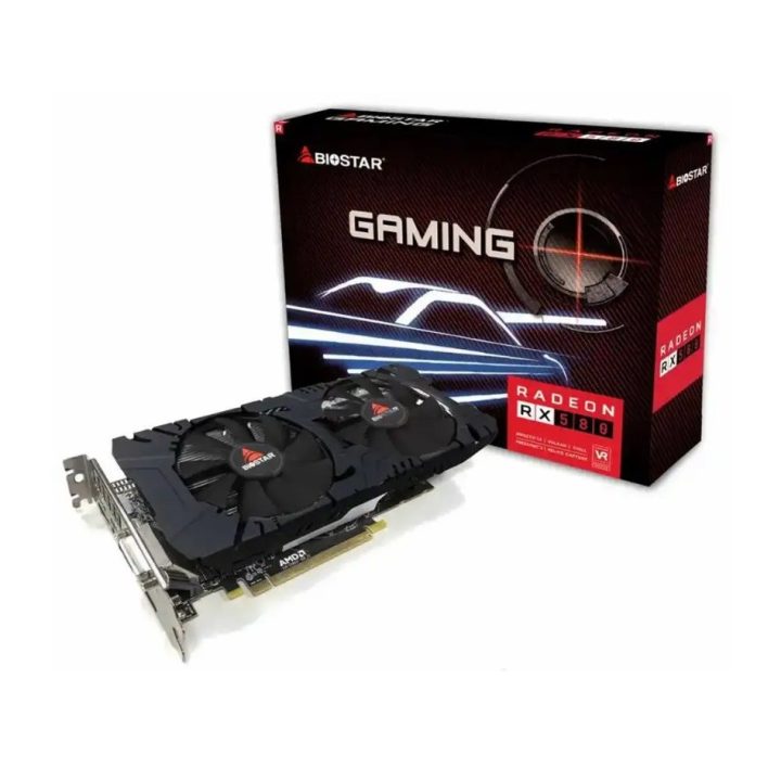 BIOSTAR Radeon RX 580 8GB GDDR5 graphics card (VA5815RQ82)