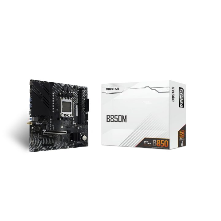 Biostar B850MT2-E DJ motherboard AMD B850 Socket AM5 micro ATX