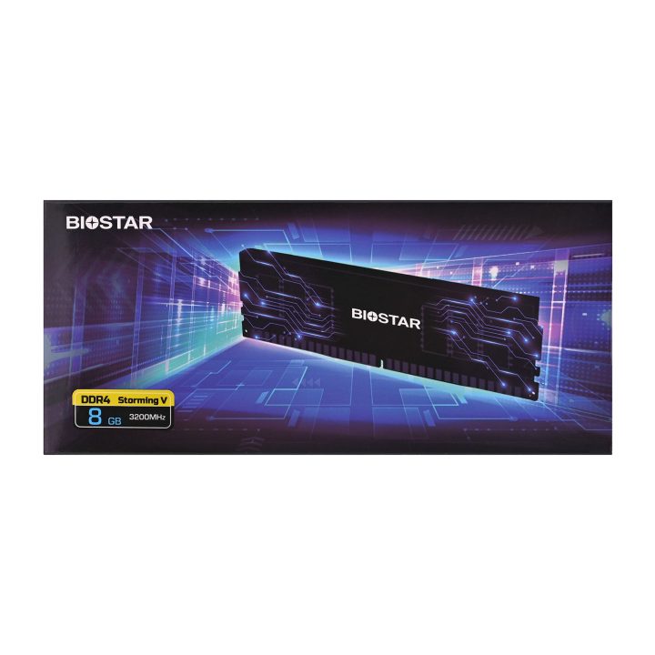 Biostar DDR4 Storming V memory module 8 GB 1 x 8 GB 3200 MHz (DX32NU4H08)