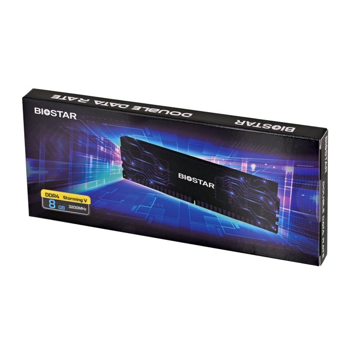 Biostar DDR4 Storming V memory module 8 GB 1 x 8 GB 3200 MHz (DX32NU4H08)