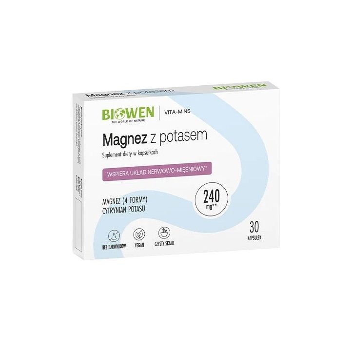 BIOWEN Magnesium with potassium – dietary supplement